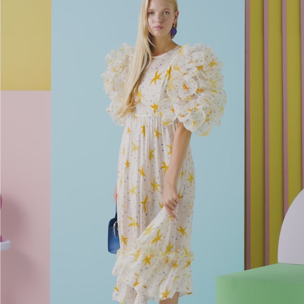 Celia B “Zalle Dress Yellow” in like new condition